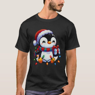 Cute Penguin Christmas Pajamas Xmas Family Kids To T-Shirt