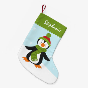 Cute Penguin Christmas Stocking