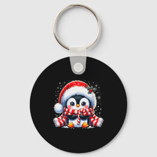 Cute Penguin Christmas Xmas Key Ring