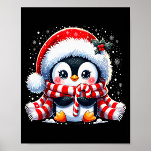 Cute Penguin Christmas Xmas Poster