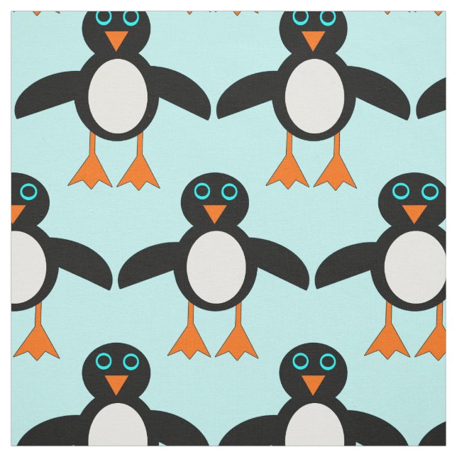 Cute Penguin Craft Fabric (Swatch)