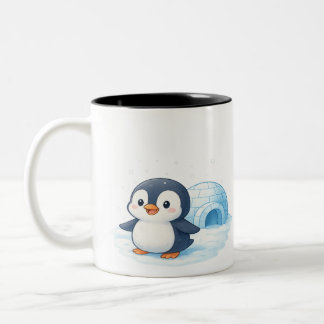 cute penguin cup