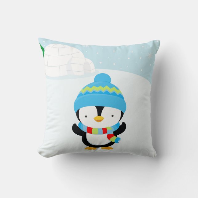 Cute Penguin Cushion (Front)