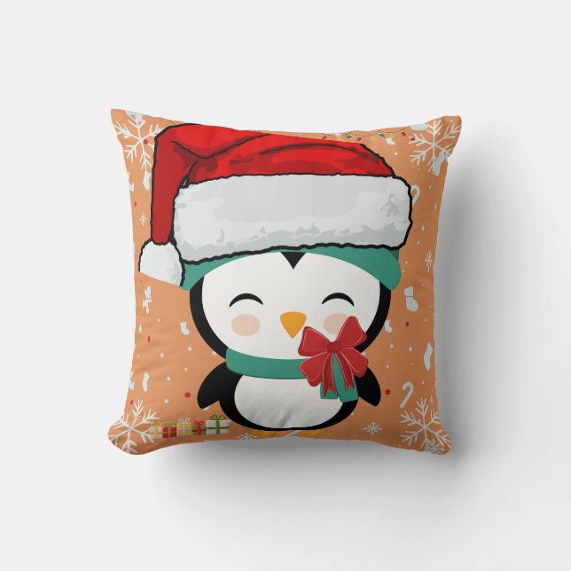 cute penguin cushion (Front)