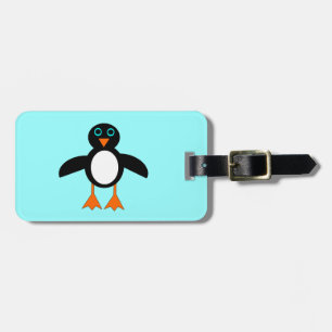 Cute Penguin Custom Luggage Tag