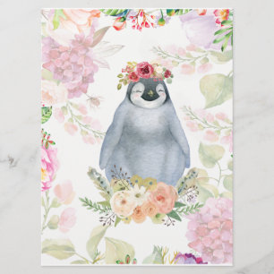 Cute Penguin Daughter Birthday Gift, Love Penguin Menu