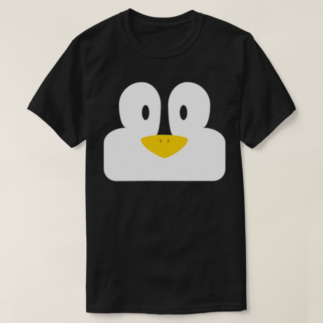 Cute Penguin Design Simple and Fun Modern Unique G T-Shirt (Design Front)