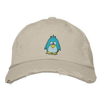 cute penguin embroidered hat