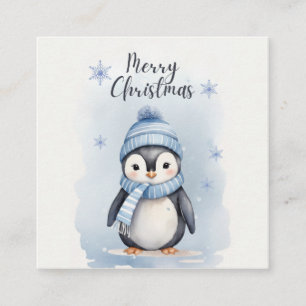 "Cute Penguin" Enclosure Card
