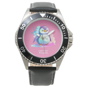 Cute Penguin eWatch Watch Gift 