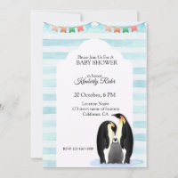 Cute Penguin Family