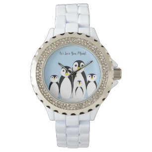 Cute Penguin Family Watch