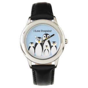 Cute Penguin Family Watch