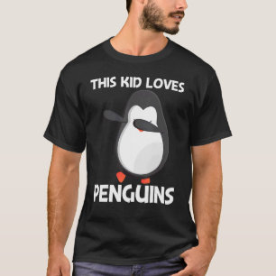 Cute Penguin For Kids Boys Antarctic Animal T-Shirt