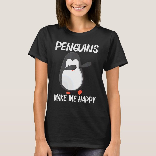 Cute Penguin For Men Women Antarctic Animal T-Shirt (Front)