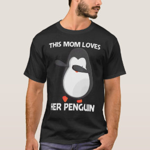 Cute Penguin For Mum Mother Antarctic Animal T-Shirt