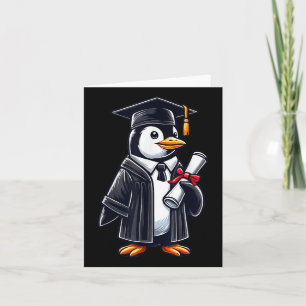Cute Penguin Graduation  Card