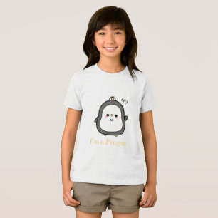 Cute Penguin Graphic T-Shirt – Unisex Soft Cotton  Tri-Blend Shirt