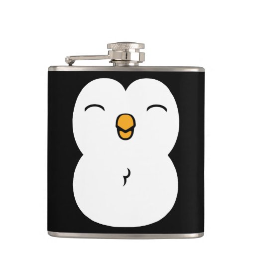 Image of Cute Penguin Hip Flask