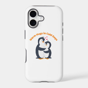 Cute Penguin Hug – Winter Love