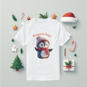 Cute Penguin hugs T-Shirt
