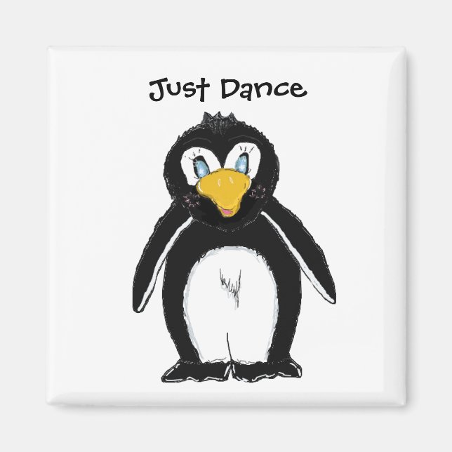 Cute Penguin - Just Dance Magnet (Front)
