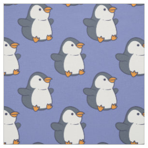 Cute Penguin Kids Cartoon Fabric