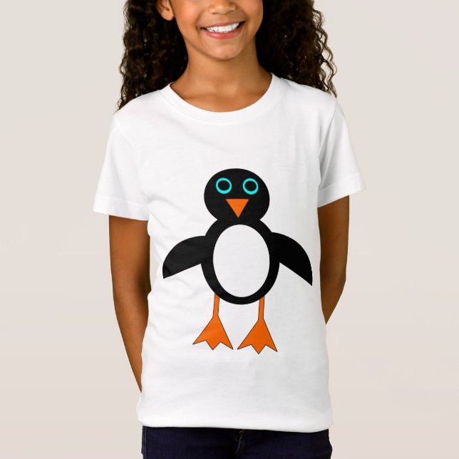 Cute Penguin Kids T Shirt (Front)
