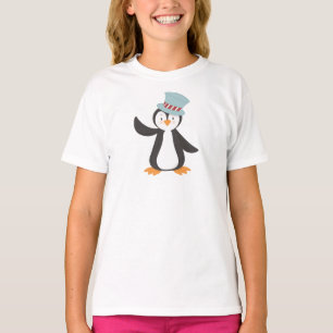 Cute Penguin, Little Penguin, Penguin With Hat T-Shirt