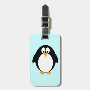Cute Penguin Luggage Tag