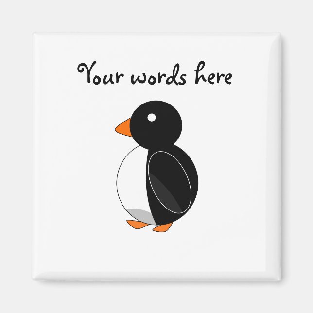 Cute penguin magnet (Front)