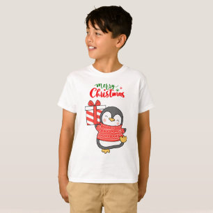 Cute Penguin Merry Christmas T-Shirt