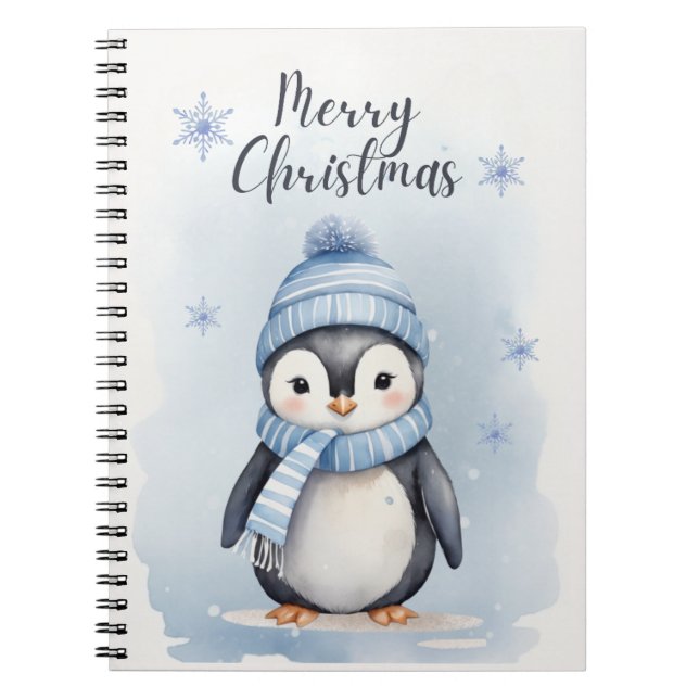 "Cute Penguin" Notebook (Front)