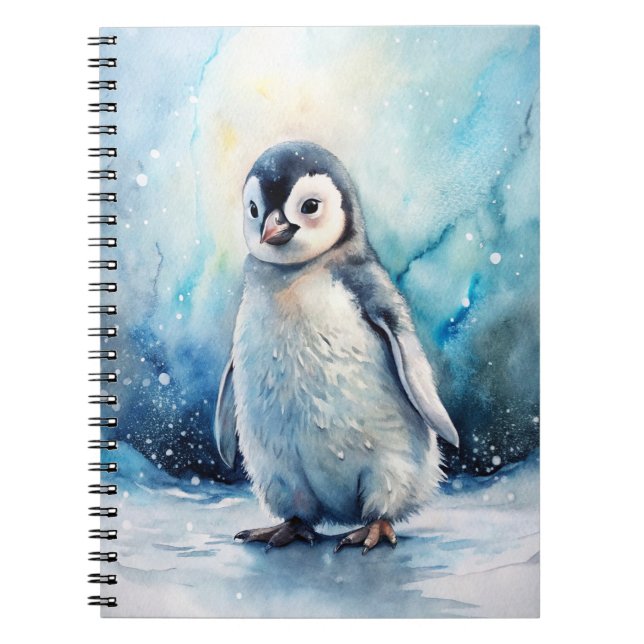 Cute Penguin Notebook (Front)