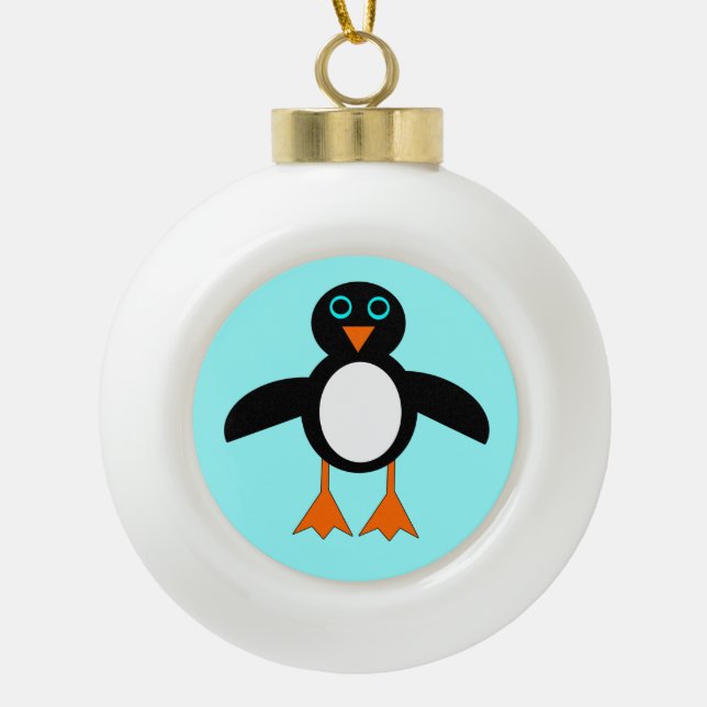 Cute Penguin Ornament (Front)