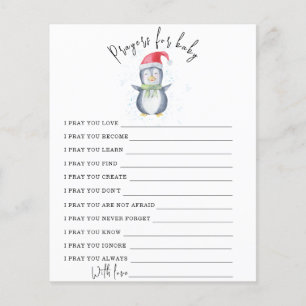 Cute Penguin - Party game   prayers for baby
