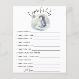 Cute Penguin - Party game   prayers for baby