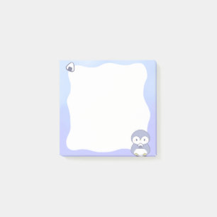 Cute Penguin Pastel Post-it Notes   Kawaii Sticky 