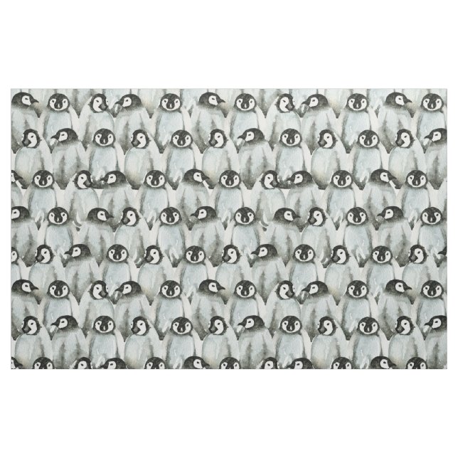 Cute Penguin Pattern Fabric (Fat Quarter)