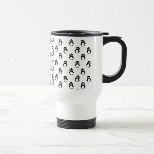 Image of Cute penguin pattern Travel Mug