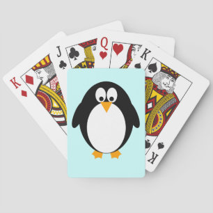 Cute Penguin Playing Cards