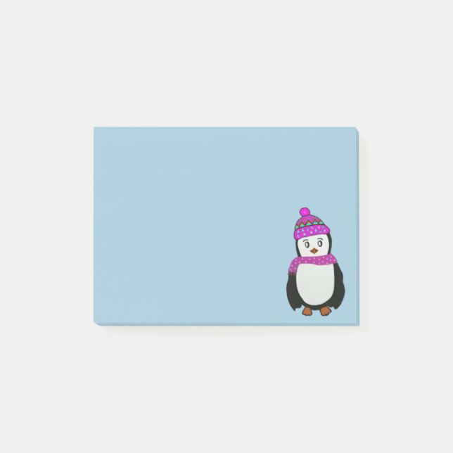 Cute Penguin Post-it® Notes (Front)