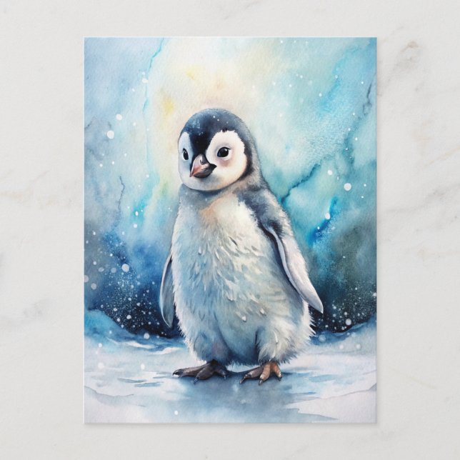 Cute Penguin Postcard (Front)