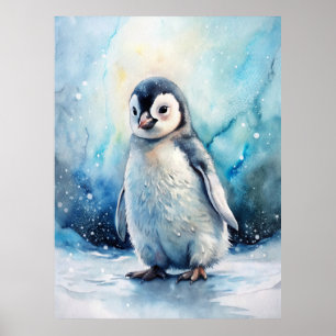 Cute Penguin Poster