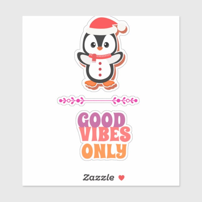 Cute penguin Sheet Size: 6" x 6" Sheet (Sheet)