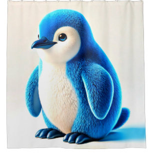 Cute Penguin  Shower Curtain