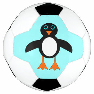 Cute Penguin Soccer Ball