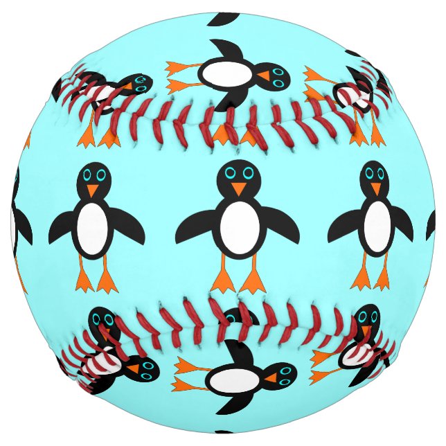Cute Penguin Softball (Front)