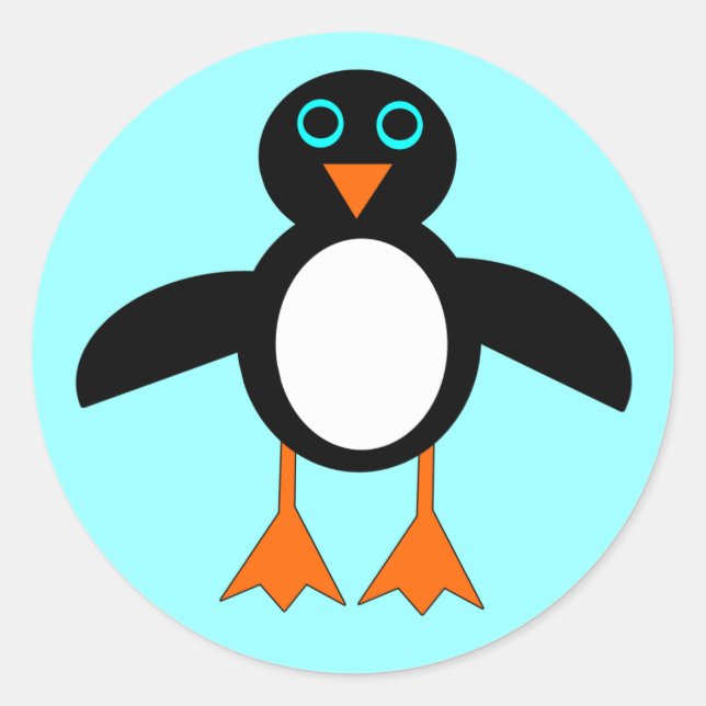 Cute Penguin Stickers (Front)
