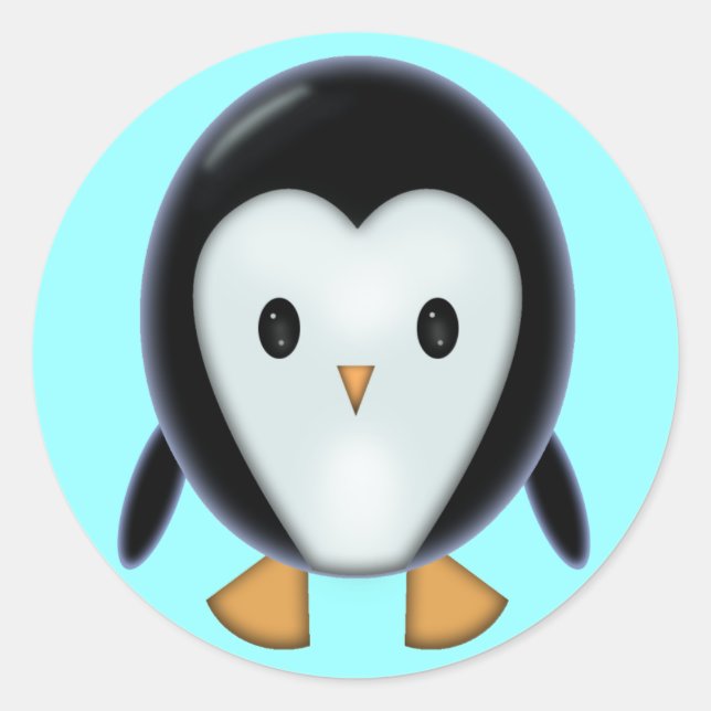 Cute Penguin Stickers (Front)
